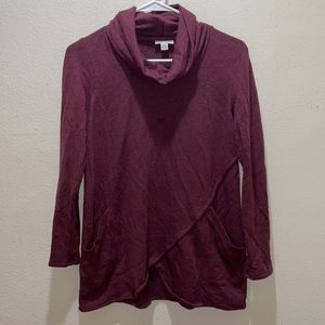 PURE JILL COWL NECK SWEATER